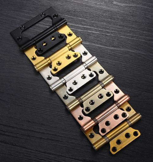 304不銹鋼子母合頁(yè)黑色鏈鉸免開(kāi)槽木門房門古銅4寸5寸3片門吸合頁(yè) 4*3